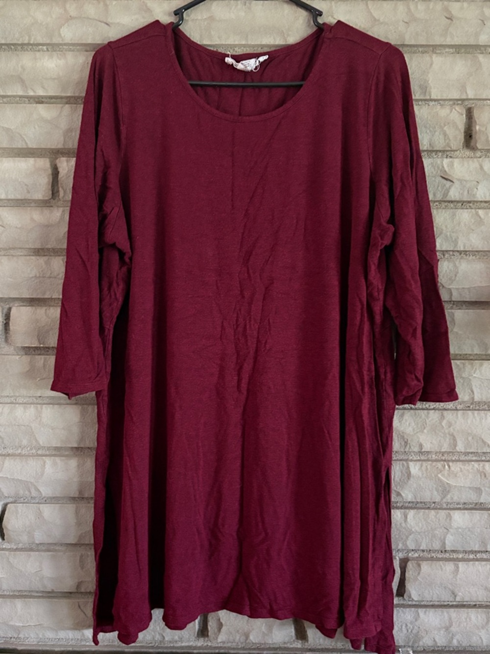 Burgundy Tunic Top